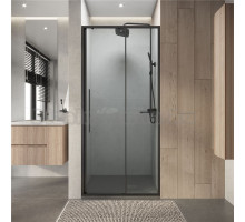 Душевая дверь в нишу Niagara Nova NG-34-9AGR 90 см, профиль матовый графит, стекло прозрачное