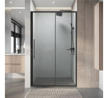 Душевая дверь в нишу Niagara Nova NG-34-11AGR 110 см, профиль матовый графит, стекло прозрачное