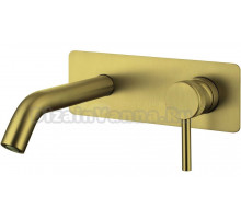 Смеситель для раковины Allen Brau Priority 5.31003-GB С ВНУТРЕННЕЙ ЧАСТЬЮ, брашированное золото