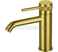 Смеситель для раковины Allen Brau Priority 5.31A01-GB брашированное золото