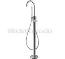 Напольный смеситель для ванны с душем Abber Wasser Kreis AF8115 С ВНУТРЕННЕЙ ЧАСТЬЮ, хром