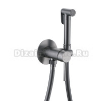 Гигиенический душ Abber Wasser Kreis AF8125NG со смесителем, С ВНУТРЕННЕЙ ЧАСТЬЮ, никель