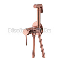 Гигиенический душ Abber Wasser Kreis AF8125RG со смесителем, С ВНУТРЕННЕЙ ЧАСТЬЮ, розовое золото