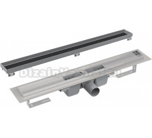 Душевой трап (лоток) AlcaPlast APZ1 APZ6S 650 65 см, решетка хром, под плитку