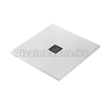 Поддон для душа BelBagno Uno TRAY-MR-UNO-A-90-35-W-NO 90х90, белый, с сифоном