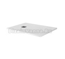 Поддон для душа BelBagno Uno TRAY-MR-UNO-AH-100/80-35-W-NO 100х80, белый, с сифоном