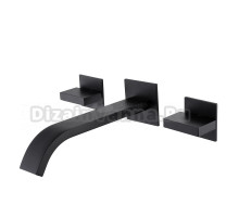 Смеситель для раковины Abber Wasserfall AF8612B С ВНУТРЕННЕЙ ЧАСТЬЮ, матовый черный