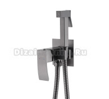 Гигиенический душ Abber Wasserfall AF8625NG со смесителем, С ВНУТРЕННЕЙ ЧАСТЬЮ, никель