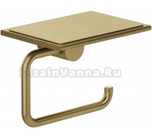 Держатель для туалетной бумаги Kludi Vela R 58971N0 брашированное золото