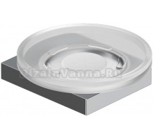 Мыльница Kludi Vela C 3198505 настенная, стеклянная, хром