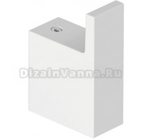 Крючок Kludi Vela C 3198453 матовый белый, на шурупах