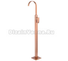 Напольный смеситель для раковины Abber Wasserfall AF8640MRG С ВНУТРЕННЕЙ ЧАСТЬЮ, матовое розовое золото