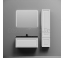 Мебель для ванной комнаты Sancos Very 90 bianco, раковина CN7002MB