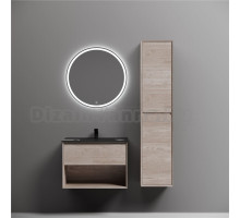 Мебель для ванной комнаты Sancos Marmi 1.0 70 дуб галифакс натуральный, раковина CN7007MB