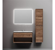 Мебель для ванной комнаты Sancos Marmi 1.0 90 дуб чарльстон, раковина CN7002