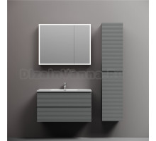 Мебель для ванной комнаты Sancos Folk 90 ergraut soft, раковина CN7002