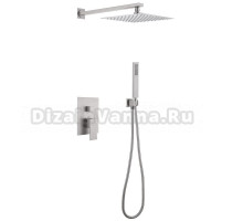 Душевой комплект Abber Daheim AF8219SP С ВНУТРЕННЕЙ ЧАСТЬЮ, сатин