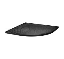 Поддон для душа BelBagno Uno TRAY-MR-UNO-R-90-550-35-NERO-NO 90х90, черный матовый, с сифоном