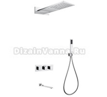 Душевой комплект Abber Daheim AF8253 С ВНУТРЕННЕЙ ЧАСТЬЮ, хром