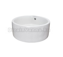 Накладная раковина GID Esfera N9130 42 глянцевая белая, круглая, фаянс