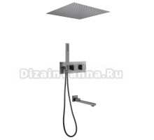 Душевой комплект Abber Daheim AF8254NG С ВНУТРЕННЕЙ ЧАСТЬЮ, никель