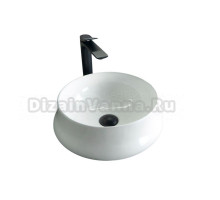 Накладная раковина GID Esfera N9426 40 глянцевая белая, круглая, фаянс