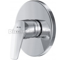 Встраиваемый смеситель для душа и ванны AM.PM Gem F9075000 С ВНУТРЕННЕЙ ЧАСТЬЮ, хром