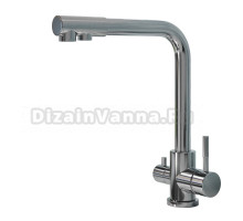 Смеситель для кухни 2в1 Floracio Square F.932.SS, сатин