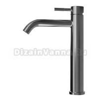 Смеситель для раковины-чаши Floracio Tube F.911.SS, сатин