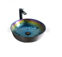 Накладная раковина GID Esfera D1315h107 42 цветная, круглая, фаянс
