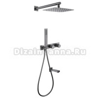 Душевой комплект Abber Rund AF8717NG С ВНУТРЕННЕЙ ЧАСТЬЮ, никель