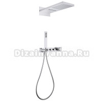 Душевой комплект Abber Rund AF8752 С ВНУТРЕННЕЙ ЧАСТЬЮ, хром