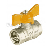 Шаровой кран Dist Стандарт Н411Б газ 1/2" ВРx1/2" ВР