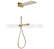 Душевой комплект Abber Rund AF8752G С ВНУТРЕННЕЙ ЧАСТЬЮ, матовое золото