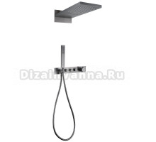 Душевой комплект Abber Rund AF8752NG С ВНУТРЕННЕЙ ЧАСТЬЮ, никель