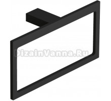 Держатель для полотенец Kludi Vela C 3197839 матовый черный, кольцо