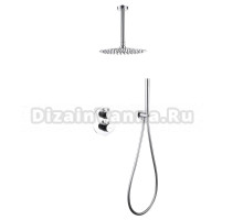 Душевой комплект Abber Wasser Kreis AF8121 С ВНУТРЕННЕЙ ЧАСТЬЮ, хром