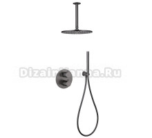 Душевой комплект Abber Wasser Kreis AF8121NG С ВНУТРЕННЕЙ ЧАСТЬЮ, никель