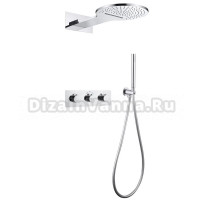 Душевой комплект Abber Wasser Kreis AF8151 С ВНУТРЕННЕЙ ЧАСТЬЮ, хром