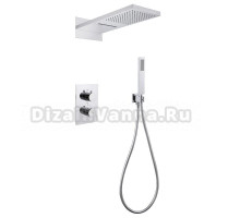 Душевой комплект Abber Weiss Insel AF8052 С ВНУТРЕННЕЙ ЧАСТЬЮ, хром