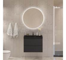 Мебель для ванной комнаты BelBagno Marino 60 подвесная, nero lucido, черная раовина