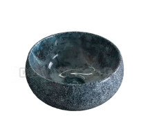 Накладная раковина GID Esfera Mnc481 32 под глянцевый камень, круглая, фаянс