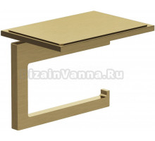 Держатель для туалетной бумаги Kludi Vela C 31971N0 брашированное золото