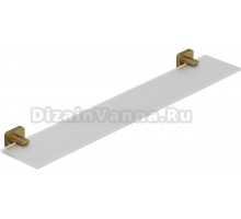 Полка под зеркало Kludi Vela S 25973N0 60 см, стеклянная