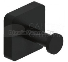 Крючок Kludi Vela S 2598439 матовый черный, на шурупах