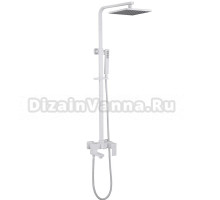 Душевая стойка Abber Daheim AF8216WL матовая белая