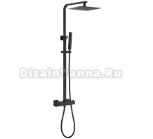 Душевая стойка Abber Daheim AF8260BL матовая черная