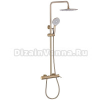 Душевая стойка Abber Emotion AF8816GL матовое золото