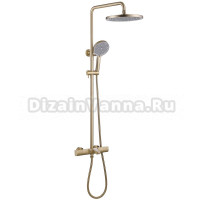 Душевая стойка Abber Thermostat AF8516GL матовое золото