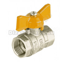 Шаровой кран Dist Стандарт Н412Б газ 3/4" ВРx3/4" ВР